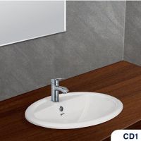 CHẬU RỬA LAVABO DƯƠNG VÀNH VIGLACERA CD1