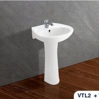 CHẬU RỬA LAVABO VIGLACERA VTL2 VÀ CHÂN VI1T