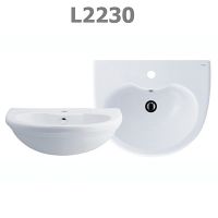 CHẬU RỬA LAVABO TREO TƯỜNG CAESAR L2230