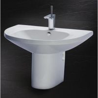 CHẬU RỬA LAVABO TREO TƯỜNG CAESAR LF2270-PF2470